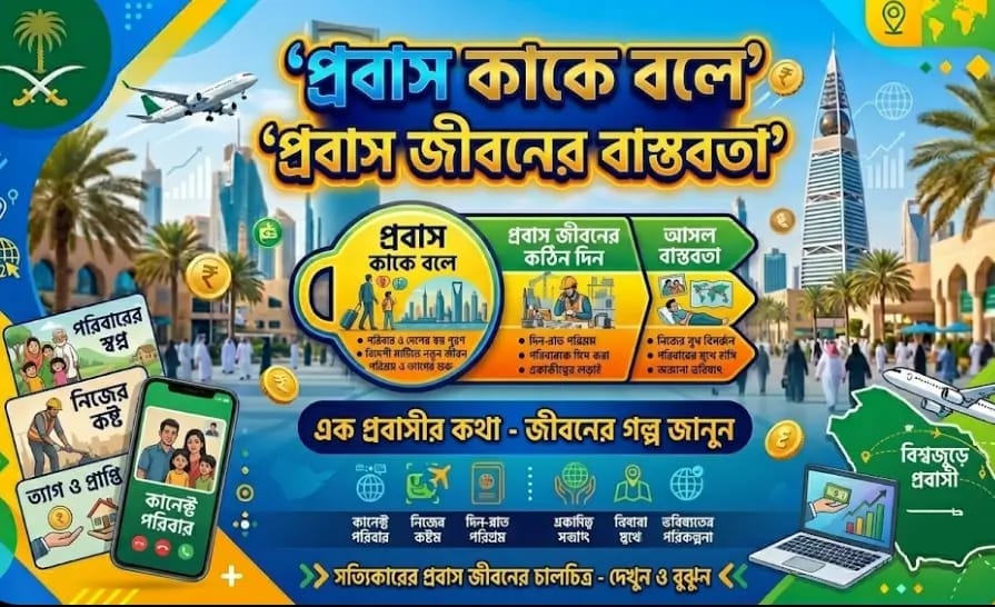প্রবাসী কাকে বলে? প্রবাস জীবনের বাস্তবতা প্রবাস কাকে বলে