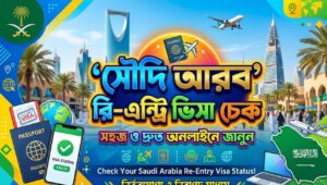 সৌদি আরব এক্সিট-রিএন্ট্রি (ছুটির ভিসা) চেক করার নিয়ম ২০২৬