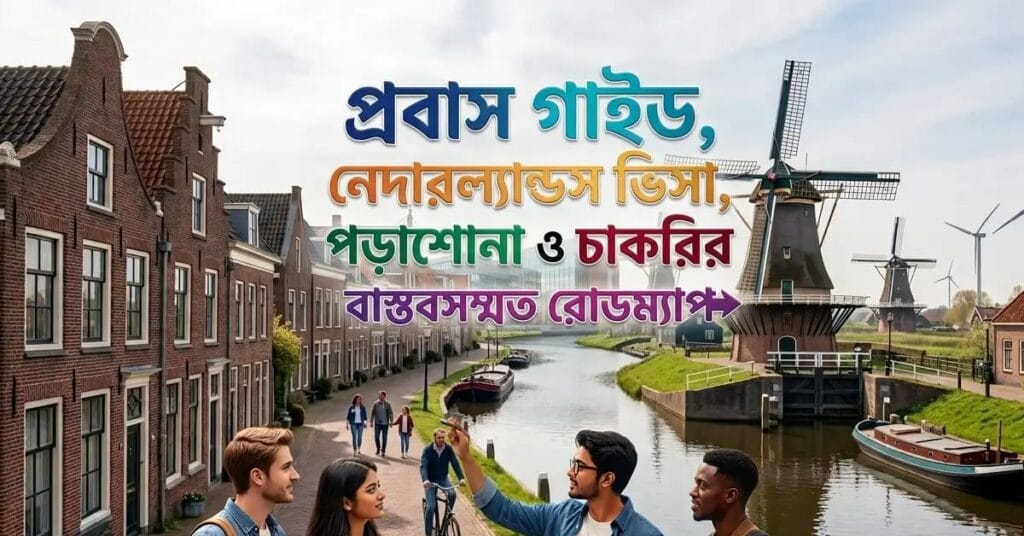প্রবাস গাইড ,নেদারল্যান্ডস ভিসা, পড়াশোনা ও চাকরির বাস্তবসম্মত রোডম্যাপ নেদারল্যান্ডস কাজের ভিসা পাওয়ার উপায়, প্রবাস গাইড নেদারল্যান্ডস নেদারল্যান্ডস প্রবাসী জীবনযাত্রা,