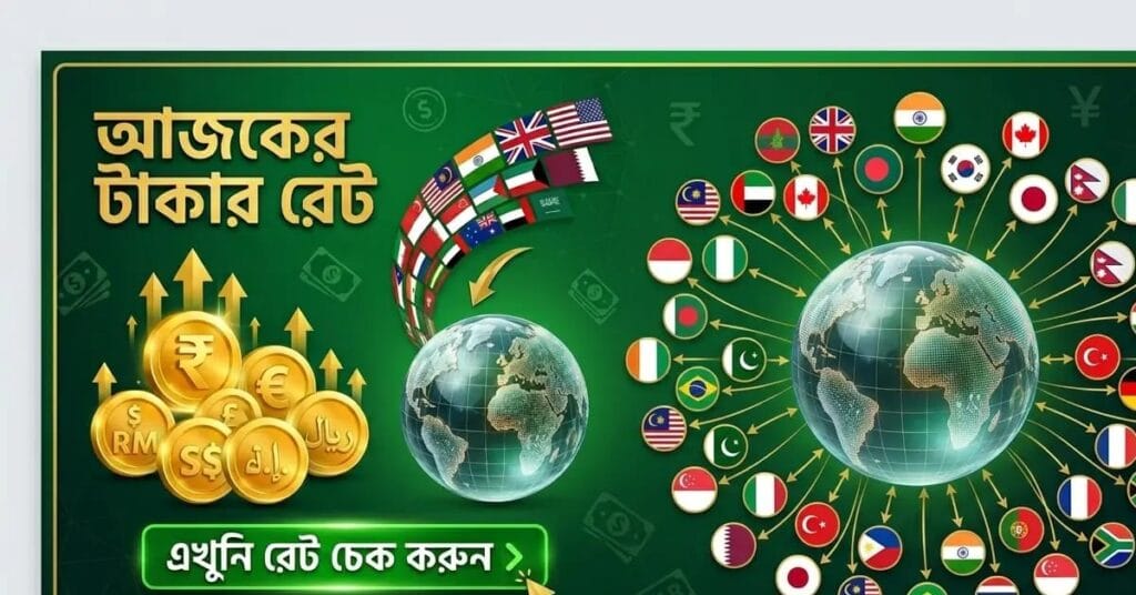 আজকের টাকার রেট আজকের টাকার রেট