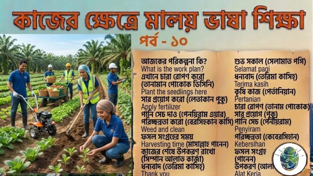 কাজের ক্ষেত্রে মালয় ভাষা শিক্ষা পর্ব – ১০ কাজের ক্ষেত্রে মালয় ভাষা শিক্ষা পর্ব - ১০